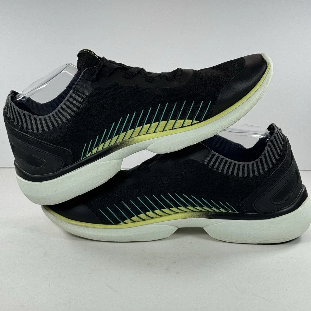 VIONIC Embolden Knit Athletic Running Shoes Black Yellow Women's Size‎ 9.5